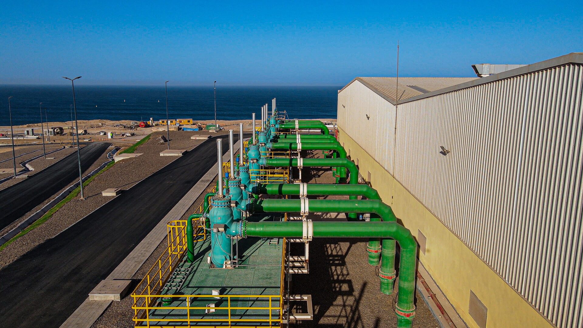 Desalination plant infrastructure for utility operations